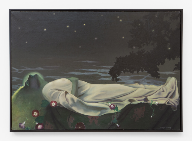 Clarence Holbrook Carter, ‘The Lady of Shalott’, 1927, Painting, Oil on canvas, Various Small Fires
