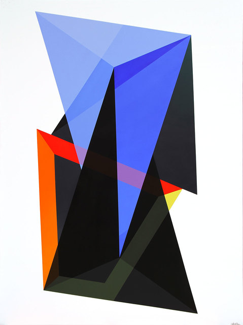 Arthur Dorval, ‘PYRAMIDS’, 2018, Painting, Acrylic on canvas, David Bloch Gallery