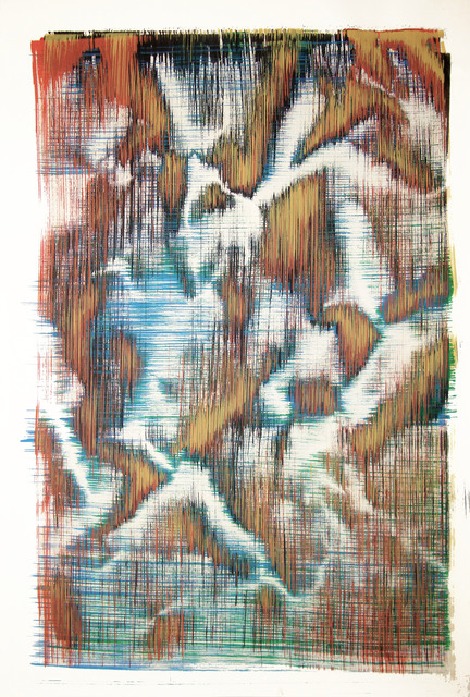 Sergio Barrera, ‘Antigesture (rhizomes). P9’, 2018, Painting, Acrylic on Canson paper, SET ESPAI D'ART