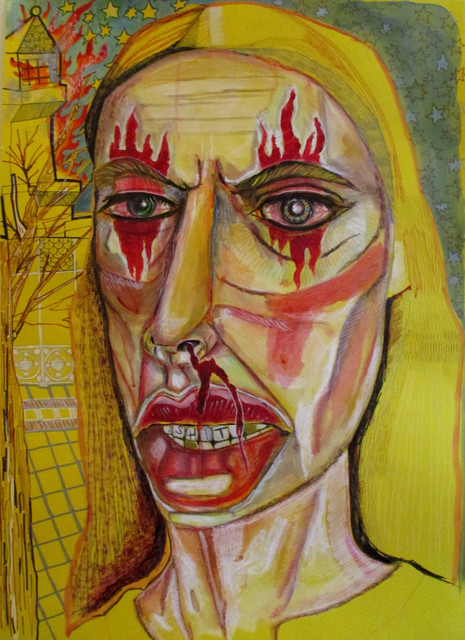 Gilda Mautone, ‘Now you'll be satisfied’, 2021, Drawing, Collage or other Work on Paper, Acrylic on paper, ARTBASE