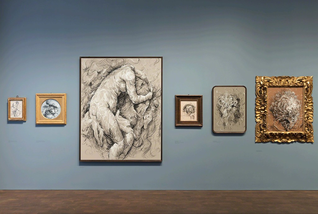 Installation view of "Glenn Brown: Come to Dust" at Gagosian Grosvenor Hill, London. Artworks © Glenn Brown. Courtesy Gagosian. Photo by Lucy Dawkins. Installation view of "Glenn Brown: Come to Dust" at Gagosian Grosvenor Hill, London. Artworks © Glenn Brown. Courtesy Gagosian. Photo by Lucy Dawkins.