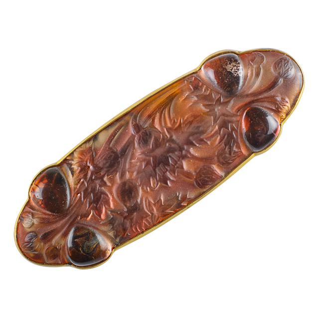 Lalique, ‘"Quatre Cabochons Bleuets" Brooch, France’, ca. 1913, Rago/Wright