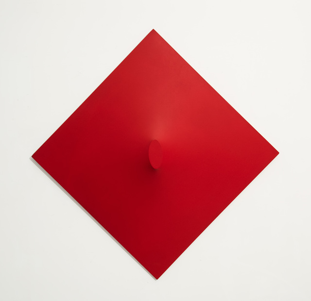 Turi Simeti, ‘Un Ovale Rosso’, 1967, Painting, Acrylic on shaped canvas, Hollis Taggart