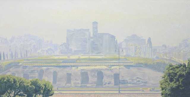 David Wheeler, ‘Ethereal Landscape II (Rome)’, ca. 2014, Painting, Oil on canvas, Plus One Gallery