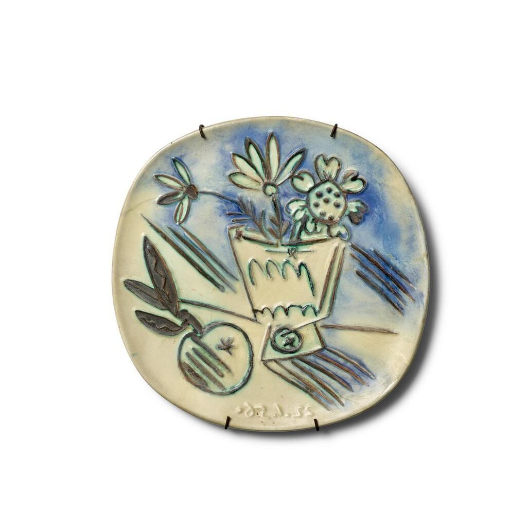 Pablo Picasso - Bouquet à la pomme (Ramié 305)