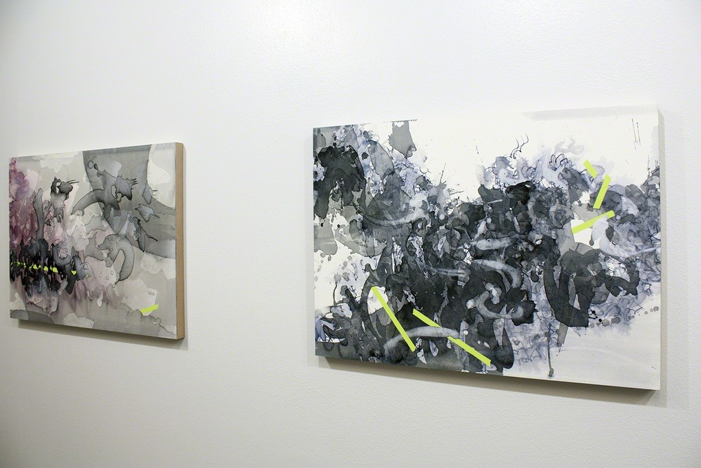 Nishiki Sugawara-Beda at Execute Project
Left:
Inaugural III, 22"×30", Sumi ink and acrylic on paper mounted on wood
Right:
Inaugural II, 22"×30", Sumi ink and acrylic on paper mounted on wood
Nishiki Sugawara-Beda at Execute Project
Left:
Inaugural III, 22"×30", Sumi ink and acrylic on paper mounted on wood
Right:
Inaugural II, 22"×30", Sumi ink and acrylic on paper mounted on wood