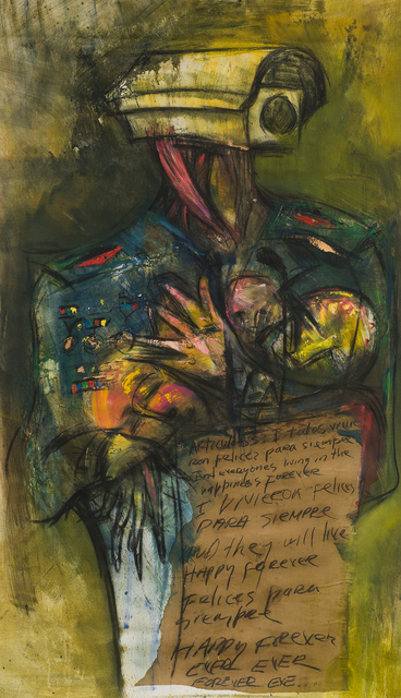 Esteban Jiménez Guerra, ‘Untitled’, 1947, Painting, Mixed media on canvas, DETOUR Gallery
