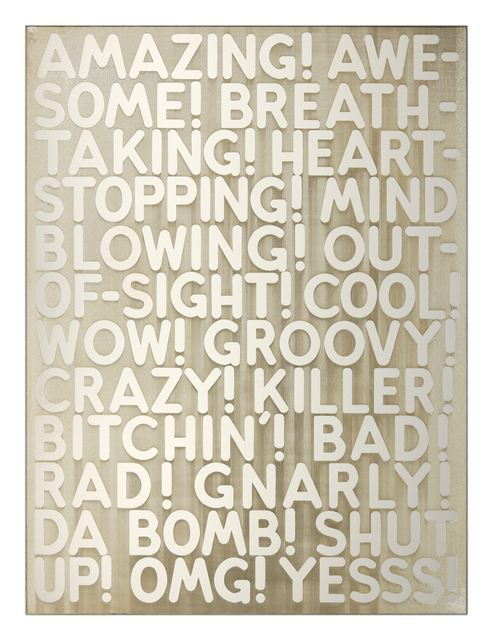 Mel Bochner, ‘Amazing’, 2018, Krakow Witkin Gallery
