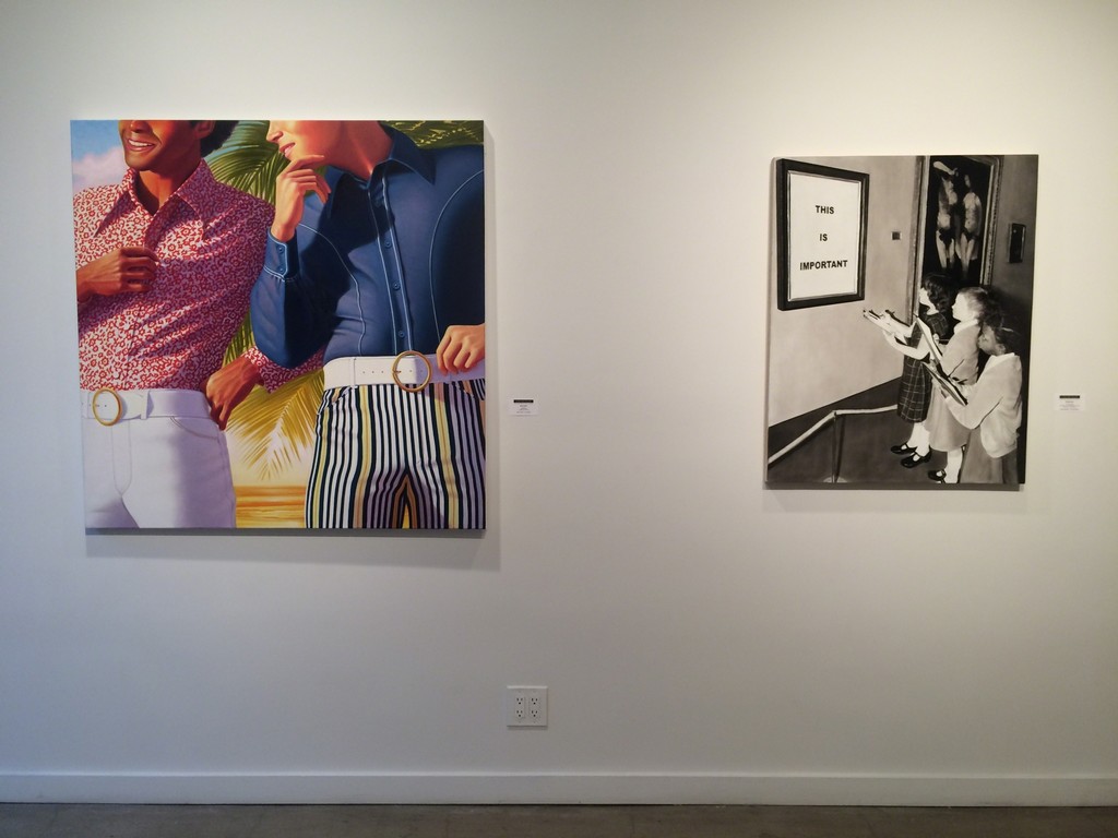 James Rieck "Flared Bottoms" (left), David Lyle "The Masterpiece" (right) James Rieck "Flared Bottoms" (left), David Lyle "The Masterpiece" (right)