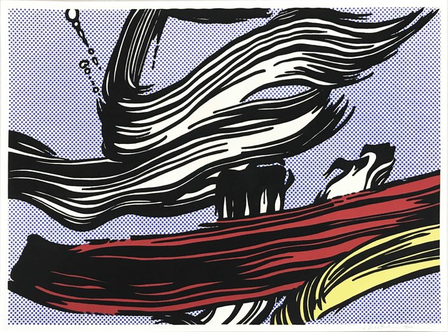 Roy Lichtenstein, ‘Brushstrokes’, 1967, Print, Screenprint in colors on wove paper, Zeit Contemporary Art