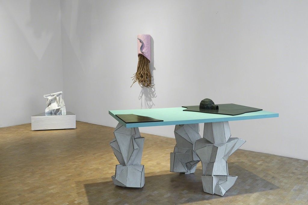 Installation view, Bill Woodrow, Fata Morgana, Crocker Land and the odd Superior Mirage, solo exhibition, Pippy Houldsworth Gallery, London (2017) Installation view, Bill Woodrow, Fata Morgana, Crocker Land and the odd Superior Mirage, solo exhibition, Pippy Houldsworth Gallery, London (2017)