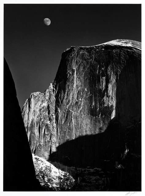 Yosemite National Park Half Dome Black and White