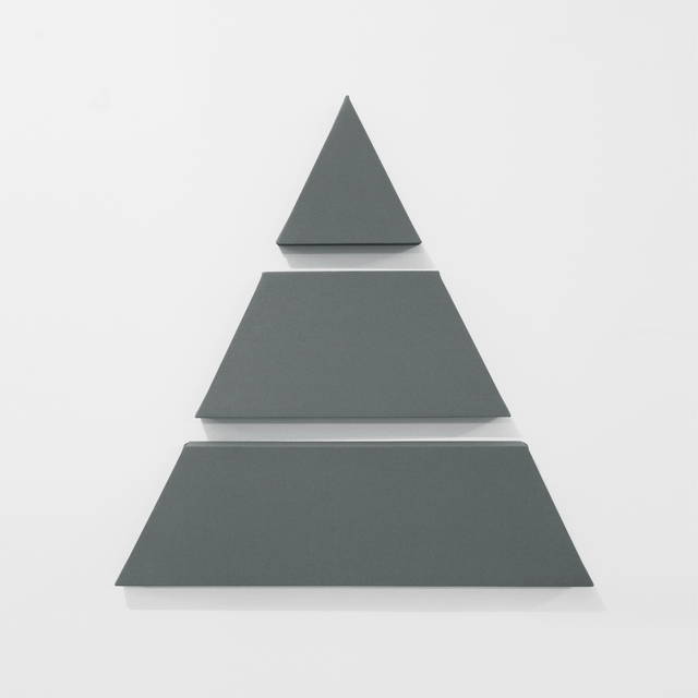Alan Charlton, ‘Triangle in 3 Parts’, 2016, Painting, Acrylic on canvas, A arte Invernizzi