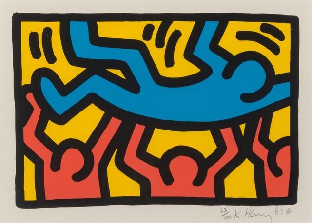 keith haring untitled dance 1987