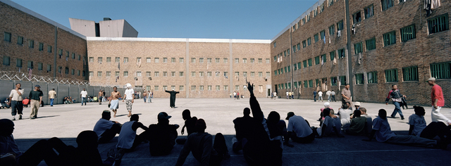 Mikhael Subotzky, ‘Exercise Yard, Pollsmoor Maximum Security Prison’, 2004, Goodman Gallery