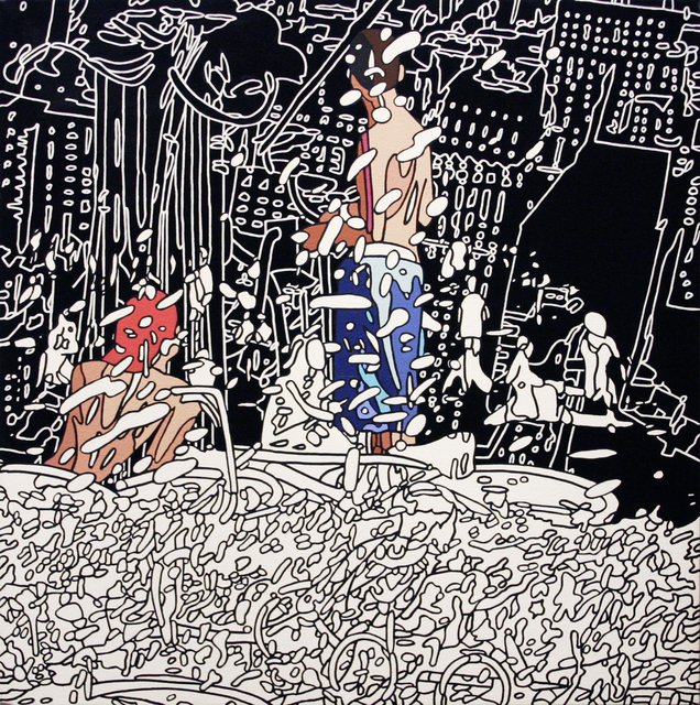 Kentaro Hiramatsu, ‘Park-6-U (detail, panel 3 of 9)’, 2009, Susan Eley Fine Art