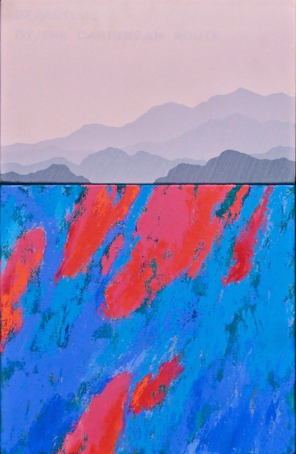 Wayne Miller, ‘Departure by the Caribbean Route’, 1980-1981, Painting, Oil/Acrylic/Canvas, Miller White Fine Arts