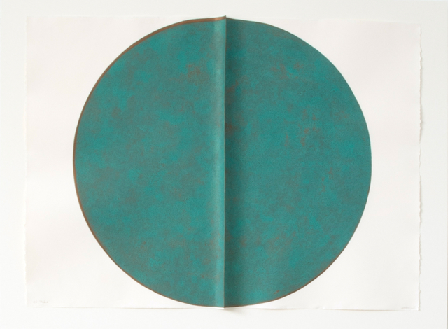 Silvia Lerin, ‘OXIDE I’, 2021, Print, Collagraphic ink and acrylic on handmade paper and archival mat, Joanna Bryant & Julian Page