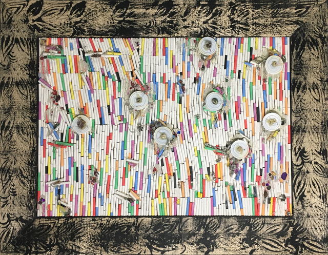 Pascale Marthine Tayou, ‘Fresque de craies C(2)’, 2015, Richard Taittinger Gallery