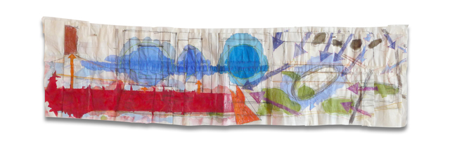 Peter Soriano, ‘Niagara Falls’, 2014, Drawing, Collage or other Work on Paper, Spray paint, pencil, ink, watercolor on paper, IdeelArt