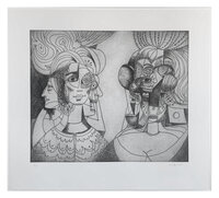 George Condo - Renaissance Musicians