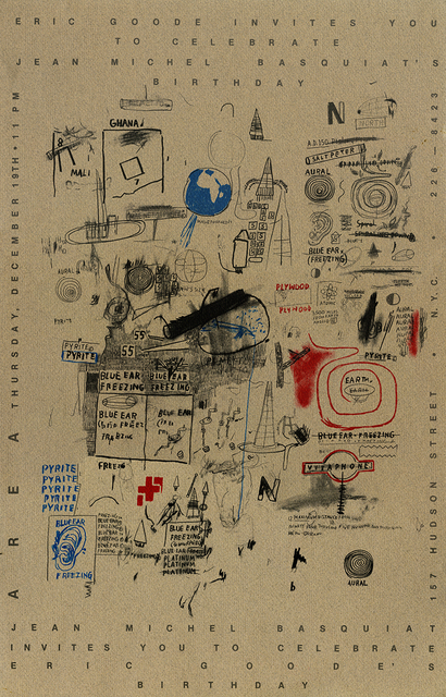 Jean-Michel Basquiat, ‘Basquiat Area nightclub New York 1984’, 1984, Lot 180