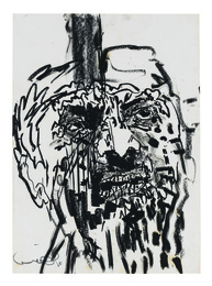 Kahane, 1988,
Charcoal and oil stick on paper, Photo: Elad Sarig
Kahane, 1988,
Charcoal and oil stick on paper, Photo: Elad Sarig