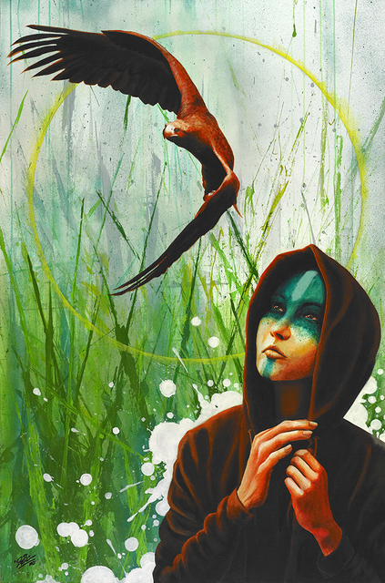 Marcel "SEL" Blanco, ‘Release Yourself’, 2020, Painting, Acrylic and spray paint on wood panel, FATHOM