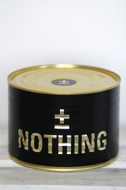 ±MaisMenos±, ‘A Can Of Nothing’, 2013, Mixed Media, Underdogs Gallery