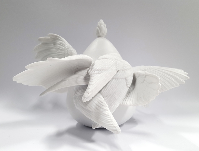 Ruth Ju-Shih Li, ‘White Fruit IX’, 2018, Sculpture, Porcelain, MAY SPACE