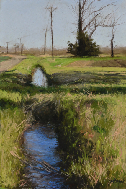 Mary Monk, ‘A Clear Day’, 2018, Drawing, Collage or other Work on Paper, Soft pastel, LeMieux Galleries