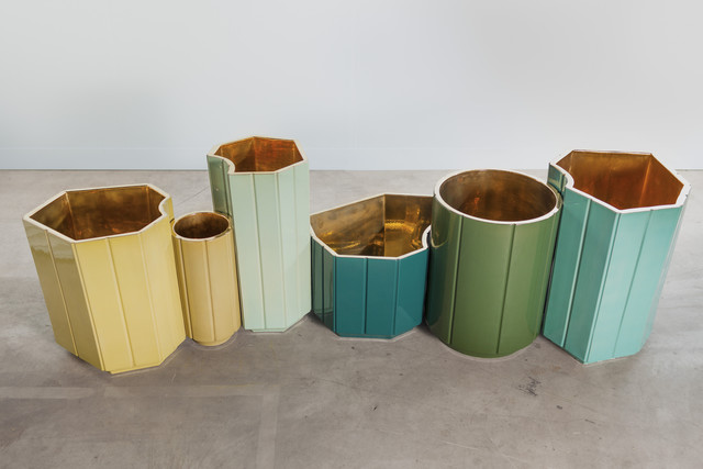 India Mahdavi, ‘Landscapes Vases series 1 (S1) FULL SET OF 6 in limited edition of 6 colours - yellow, canard blue, celadon, forest green, celadon, turquoise. individual prices on the next page, total series price’, 2013, Carwan Gallery
