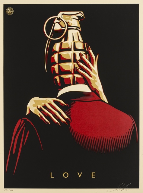 Shepard Fairey (OBEY), ‘Love is the Drug (Red)’, 2012, Forum Auctions