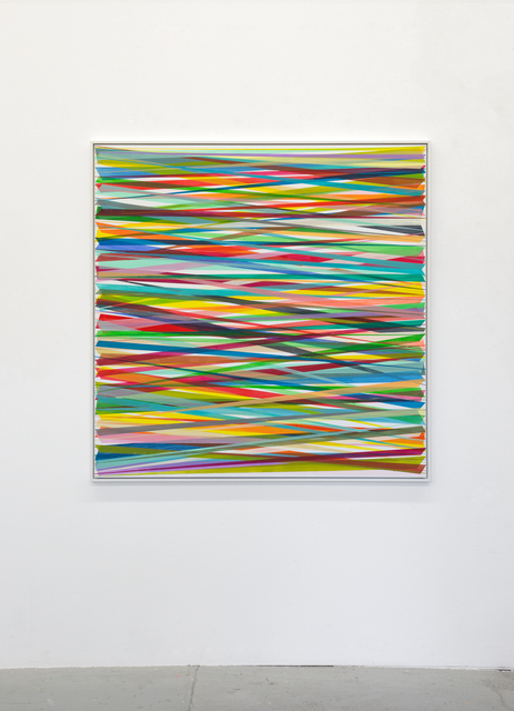 Beat Zoderer, ‘Horizontales Zig-Zag No. 9’, 2019, Painting, Acrylic on primed wood, Bartha Contemporary