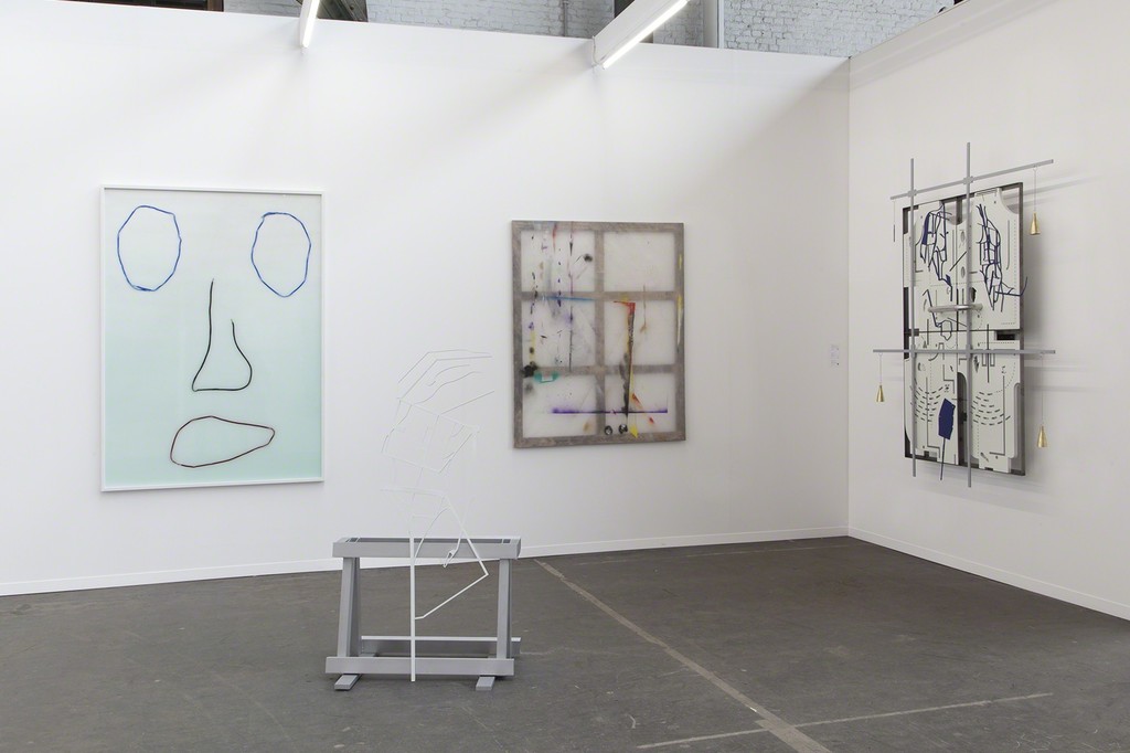 Exhibition view Art Brussels, galerie Valentin, Paris 2016. With: Eric Baudart, Jean-Baptiste Bernadet, Gabriele de Santis, Antoine Donzeaud, George Henry Longly and Anne Neukamp. © Photo: Ludovic Beillard / Courtesy of the artists and Valentin, Paris. Exhibition view Art Brussels, galerie Valentin, Paris 2016. With: Eric Baudart, Jean-Baptiste Bernadet, Gabriele de Santis, Antoine Donzeaud, George Henry Longly and Anne Neukamp. © Photo: Ludovic Beillard / Courtesy of the artists and Valentin, Paris.