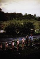 Untitled from the series RFK Funeral Train (Family in Descending Order), 1968