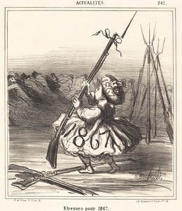 Honoré Daumier, ‘Étrennes pour 1867’, 1866, National Gallery of Art, Washington, D.C.