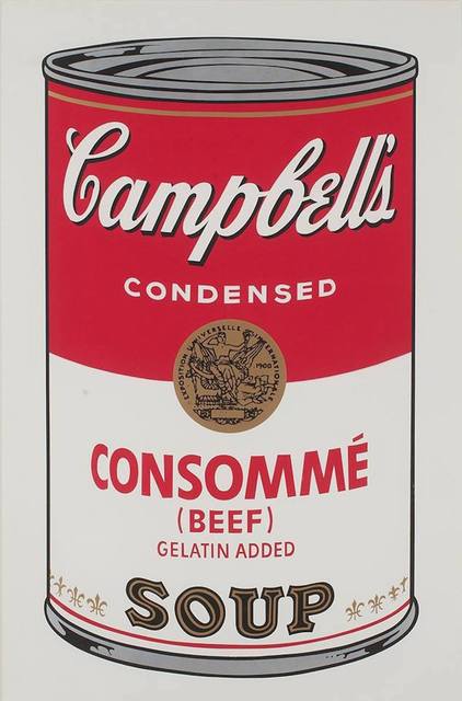 Andy Warhol, ‘Campbell's Soup: Consomme (FS II.52) ’, 1968, Print, Screenprint on Paper, Revolver Gallery
