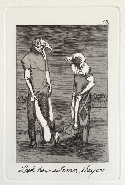 Emily Lombardo, ‘Look how solemn they are, from The Caprichos’, 2013, Childs Gallery