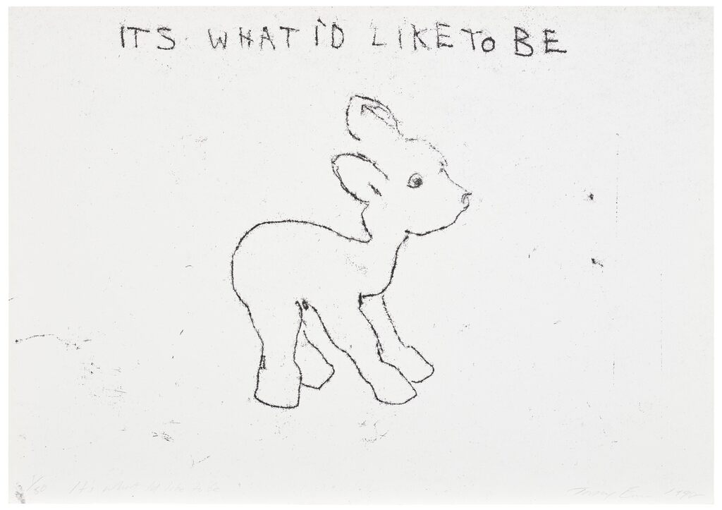 Tracey Emin - It's What I'd Like to Be, from 10 SupaStore Supastars