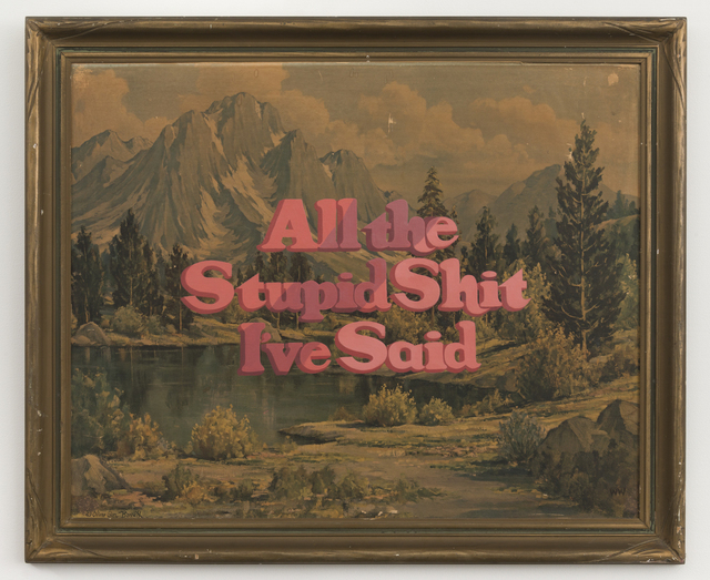 Wayne White, ‘All the Stupid Shit I've Said’, 2017, Joshua Liner Gallery