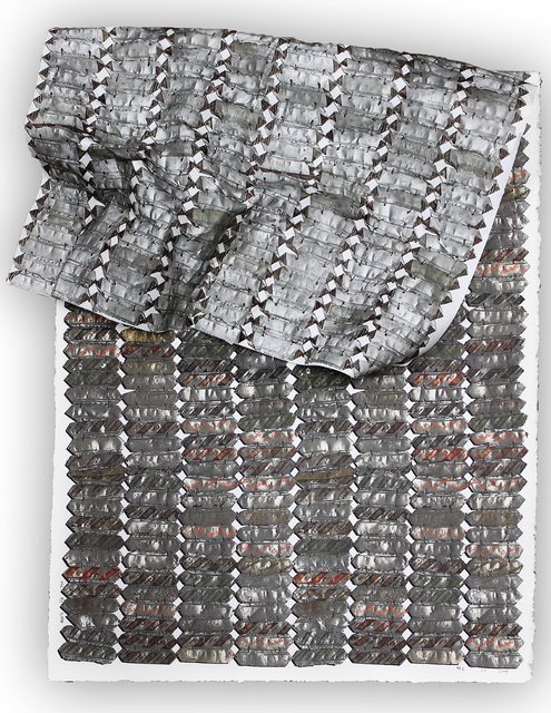 El Anatsui, ‘Pewter Variation’, 2015, Zane Bennett Contemporary Art