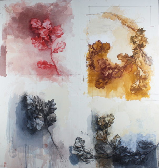 Tim Wright, ‘Mr Gibbons' Method’, 2019, Drawing, Collage or other Work on Paper, Pencil, chalk and watercolour on paper, Albemarle Gallery