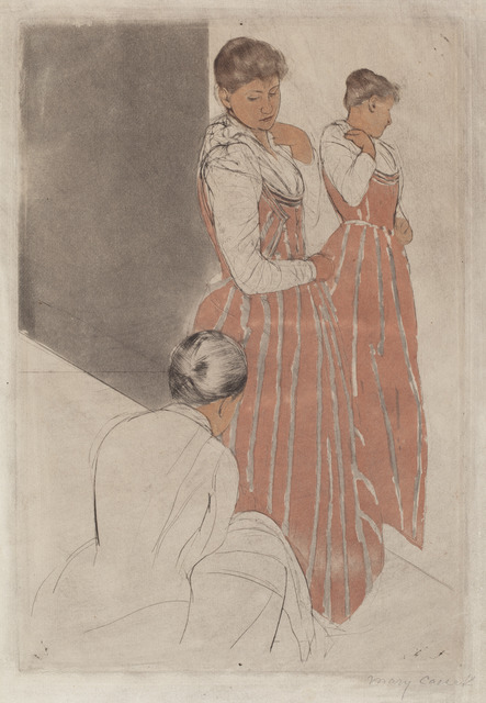 Mary Cassatt | The Fitting (1890/1891) | Artsy