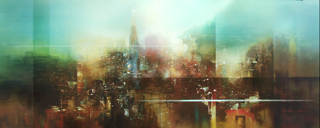 Leo WANG, ‘ Stargazer Series I – Launch’, 2016, Painting, Oil on canvas, Liang Gallery