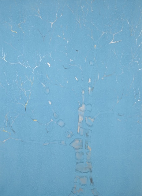 Makoto Fujimura, ‘Ki-Seki Water Tree 奇蹟水樹’, 2014, Painting, Mineral Pigments and Gold on Kumohada, Artrue Gallery