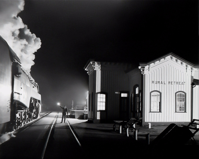O. Winston Link, ‘Birmingham Special at Rural Retreat, Virginia’, 1957, Robert Klein Gallery