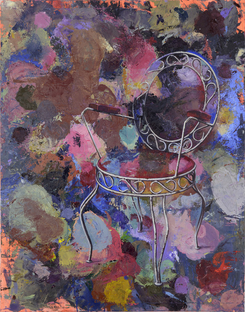 Katrin Brause a.k.a. Heichel, ‘Eiscafé Florenz’, 2018, Painting, Oil on canvas, Josef Filipp Galerie