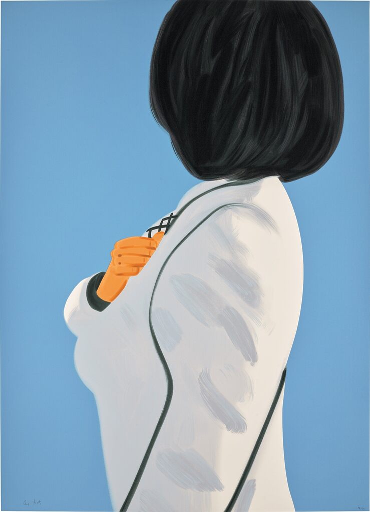 Alex Katz - Vivien in White Coat