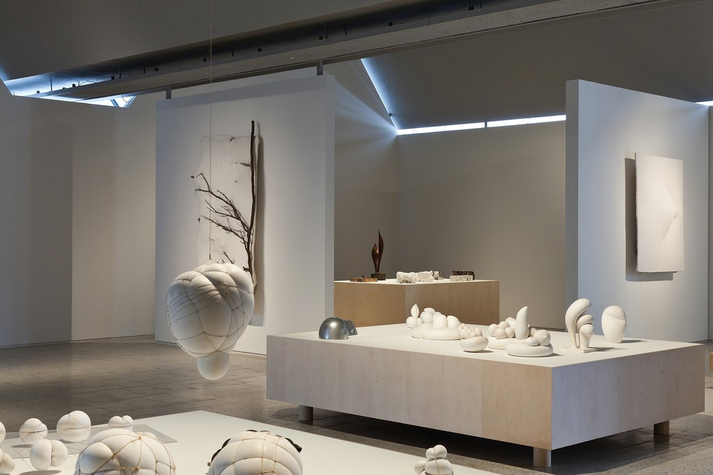 “Maria Bartuszová: Provisional Forms” installation view, photo by Bartosz Stawiarski “Maria Bartuszová: Provisional Forms” installation view, photo by Bartosz Stawiarski